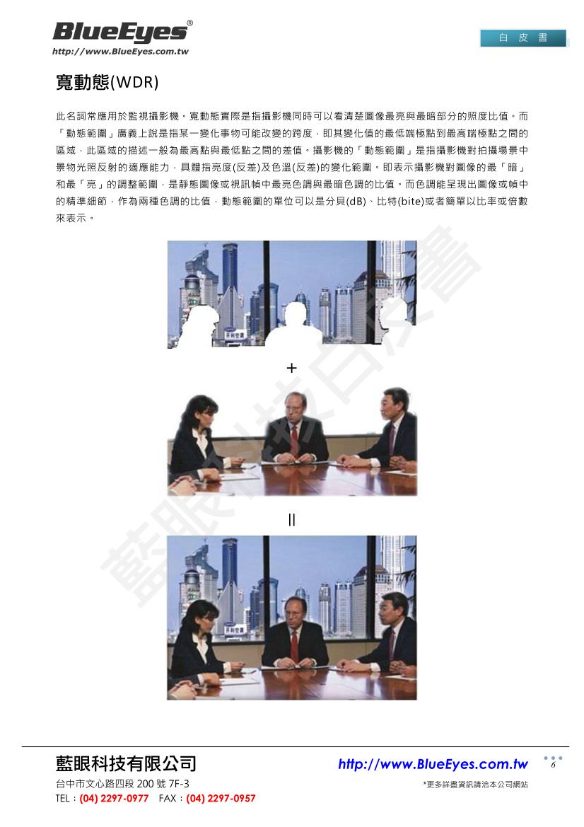 攝影機常用參數說明與實際用途